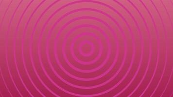 Dynamic Circular Divergence. Abstract Seamless Loop. red background. video