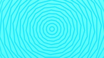 Endless Diverging Circles in Motion. Seamless Loop Animation. green background. video