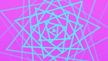Seamless Animated Geometry. Triangles in Rotation. video