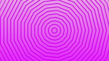 Expanding and Contracting Circular Patterns. Looping Motion Graphic. Pink background. video