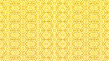 Radiant Hexagonal Sunshine Loop. Bright and Vibrant Background Animation video