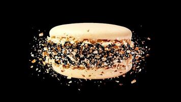 Captivating 3D Cookie Crumble Animation. Stunning Particle Effects in Motion video
