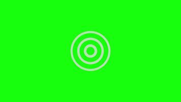 Blurred texture liquid ripple pattern. Seamless diverging motion of circle shapes. Green background video