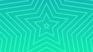 Green stars abstract background. Star animation, Seamless loop. video