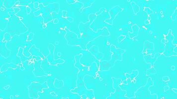 Abstract Blue Fluid Line Background. Organic Minimal Loop Animation video