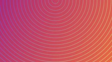 Colorful Half-Circle Animation. Endless Abstract Background. video
