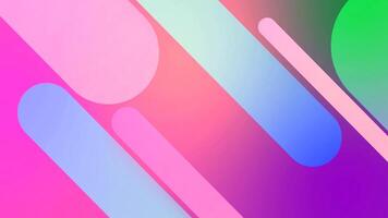 NEON Abstract dynamic looping animation vibrant video