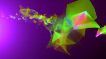 futuristic shape abstract background video