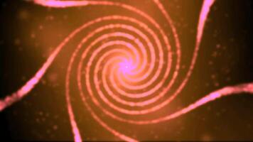 Particle Spiral Swirl Loop background video