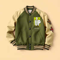 High quality sweater and jacket mockup for outerwear apparel in detailed design templates psd