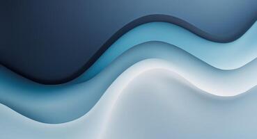 Harmonious Gradient Shading Creating Depth Through Smooth Color Transition from Deep Navy to Light Azure photo