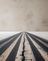 A full frame shot of a grungy asphalt road with a texture background Top view photo