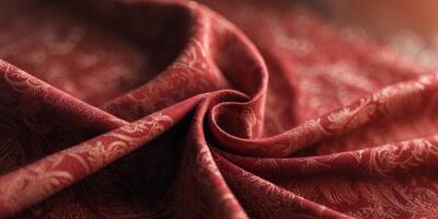 Red Felt Texture Background for Poker Table - Retro Fabric Design photo