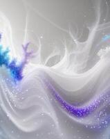 Abstract Visualization of Particles and Light Creating a Mesmerizing EffectAbstract Visualization of Particles and Light Creating a Mesmerizing Effect. photo