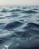 Dark Blue Ocean Water Surface with Waves and RipplesDark Blue Ocean Water Surface with Waves and Ripples. photo