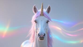 Holographic Unicorn Gradient colors soft blurred backgroundHolographic Unicorn Gradient colors soft blurred background. photo