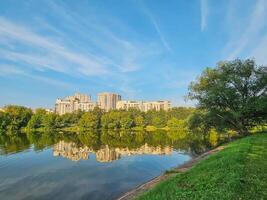 Silver Grape pond in Izmailovo. Moscow. photo