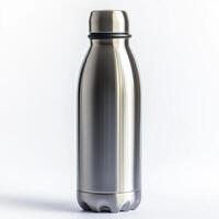 Sleek stainless steel water bottle perfect for hydration during outdoor activities and daily use photo