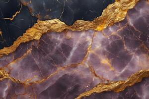 Elegant Marble Texture with Gold Veins for Interior Design and Backgrounds photo