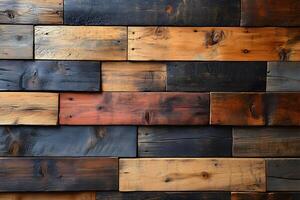 Rustic Wooden Plank Background for Design and Decoration Projects photo