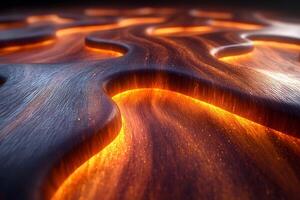 Abstract Concept of Flowing Lava and Molten Patterns for Creative Design photo