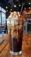 Caramel Iced Coffee, Perfect Sweet Treat photo