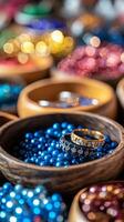 Stunning Rings and Beads Display photo