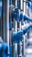 Industrial Water Treatment System Components - Close Up photo