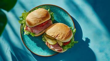 Scrumptious Ham Sandwiches - Perfect for a Quick Lunch photo