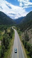 Serene Mountain Highway Scenic Drive photo