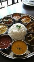 Indian Thali Platter - A Colorful Culinary Journey photo