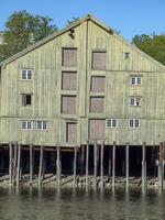 A large building with many windows in norway photo