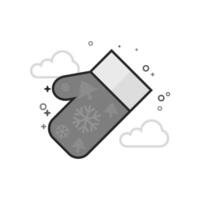 icon in flat outlined grayscale style illustration vector