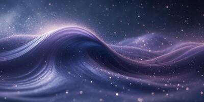 Soft rippling wave texture in blue and purple with tiny stardust specks for a celestial vibeSoft rippling wave texture in blue and purple with tiny stardust specks for a celestial vibe. photo
