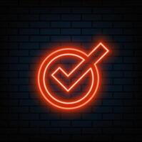 Right check marks. Checkmark orange icons, isolated. Simple check marks. Checklist symbols vector