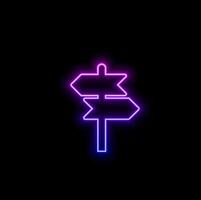 red rectangular retro frame with glowing lamps. Banner shining light in vintage style. neon. purple color. vector