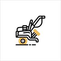 A line drawing of a machine that is used to clean vector
