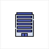 A file cabinet icon on a white background vector