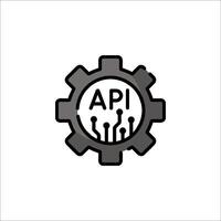 Api logo icon vector