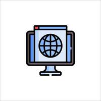 Internet connection icon illustration vector