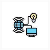 Internet connection icon illustration vector