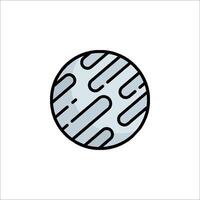 A globe icon with lines and lines vector