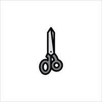 A pair of scissors on a white background vector