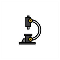 Microscope icon illustration vector