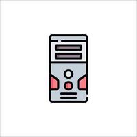 Computer icon illustration vector