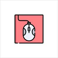 Computer mouse icon illustration vector