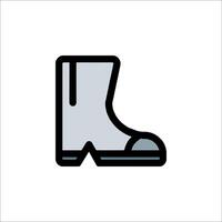 A shoe icon on a white background vector