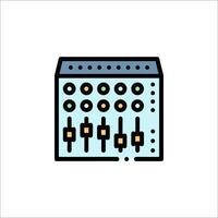A mixer icon on a white background vector