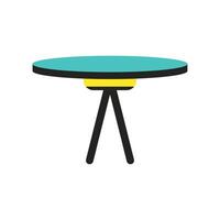 Green Round Table vector