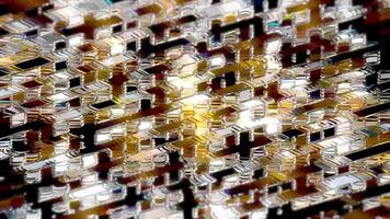 Glass Animated Multicolored Beautiful Background. Animation 02. 4K video